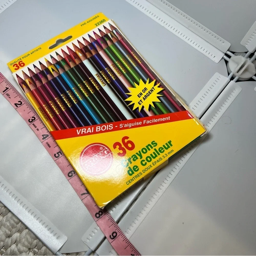 Vintage Prang Dixon Artists Quality 36 Pre Sharpened Colored Pencils Art Holiday